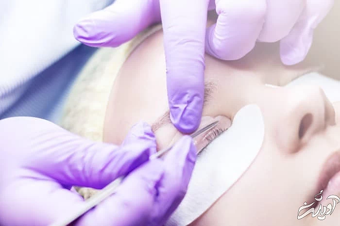 مراحل انجام لیفت و لمینت مژه لمینت مژه در خانه